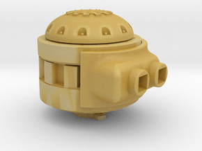Martian Sand Crawler Weapon Mount Adapter in Tan Fine Detail Plastic