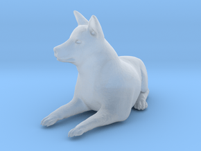 Ultra Tiny Dog Statue Sadie in Clear Ultra Fine Detail Plastic