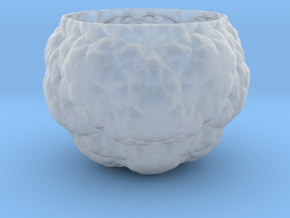 Fractal Flower Pot IV in Clear Ultra Fine Detail Plastic
