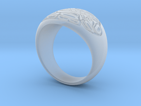 Sea Monster Ring  in Clear Ultra Fine Detail Plastic
