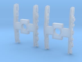 N Scale NYCTA R-10 Wheelframes in Clear Ultra Fine Detail Plastic