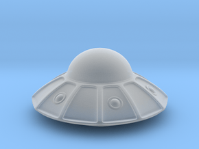 flying saucer (3cm) in Clear Ultra Fine Detail Plastic