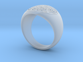 Raven Ring in Clear Ultra Fine Detail Plastic