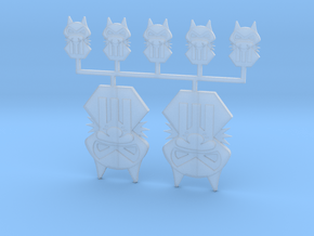 Vehicle Icon Set - Iron Jackals in Clear Ultra Fine Detail Plastic