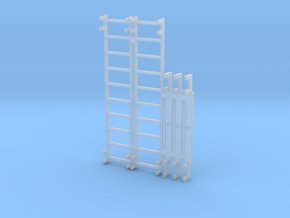 SX_14m_ladders and sheave bars in Clear Ultra Fine Detail Plastic