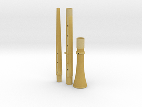 Simplified MIM2609 Rottenburgh oboe in Tan Fine Detail Plastic