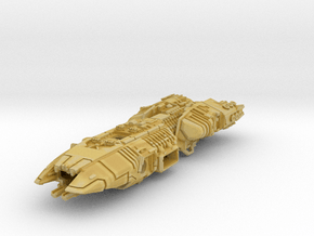 Colonial Assault Carrier - Starship Miniature in Tan Fine Detail Plastic