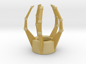 Claw Emitter in Tan Fine Detail Plastic