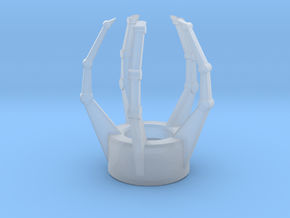 Claw Emitter in Clear Ultra Fine Detail Plastic