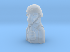 Leopard medic Pandemic Pawn in Clear Ultra Fine Detail Plastic