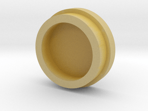Blade Retention Adapter_Solid Glass Eye in Tan Fine Detail Plastic