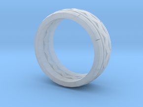Test Ring in Clear Ultra Fine Detail Plastic