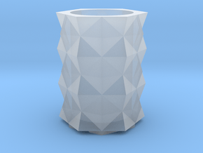 Prism Vase in Clear Ultra Fine Detail Plastic