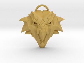 The Witcher: Griffin school medallion (plastic) in Tan Fine Detail Plastic