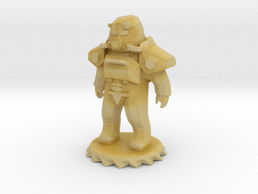 Power Armor Low-Poly in Tan Fine Detail Plastic