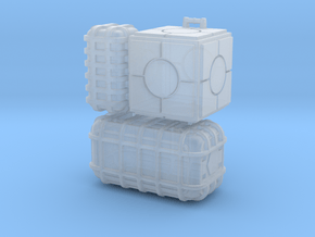 SW crates 1:144 scale in Clear Ultra Fine Detail Plastic