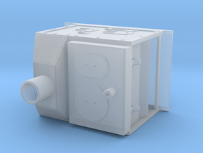 Ships Stove 1:4%22 scale in Clear Ultra Fine Detail Plastic