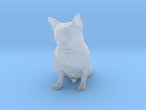 Scanned Chihuahua Dog -887 in Clear Ultra Fine Detail Plastic