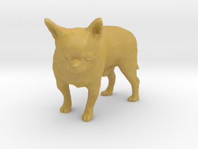 Scanned Chihuahua Dog -891 in Tan Fine Detail Plastic