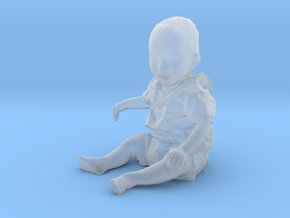 Scanned 7 month old Baby boy_7CM High in Clear Ultra Fine Detail Plastic