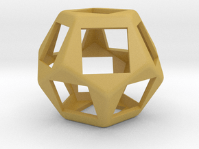 Fidget Dodecahedron for Cherry MX switches rev.2,  in Tan Fine Detail Plastic