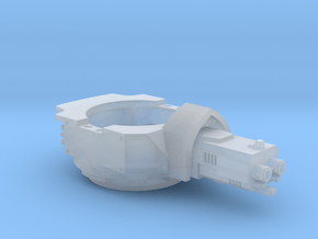 Heavy Transport Gun Turret in Clear Ultra Fine Detail Plastic