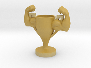Trophy Arm Strong Muscle in Tan Fine Detail Plastic