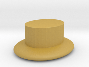 plain hat  in Tan Fine Detail Plastic