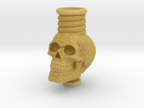 Skull 510 Drip Tip in Tan Fine Detail Plastic