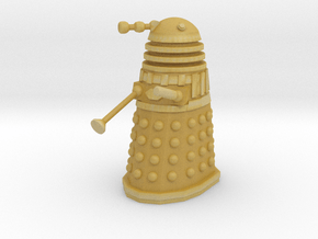 Imperial Dalek - Pose 2 in Tan Fine Detail Plastic