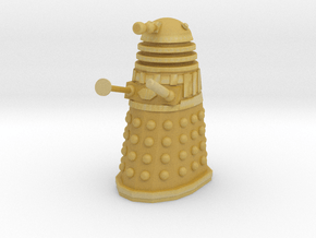 Imperial Dalek - Pose 3 in Tan Fine Detail Plastic