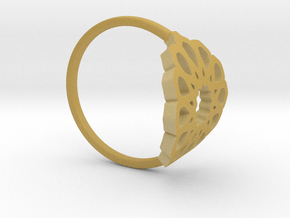 Seamless Ring in Tan Fine Detail Plastic