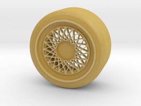 M3 DTM Wheel #2 in Tan Fine Detail Plastic