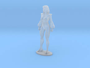 Carly 32.75mm Tall (Titan Master Scale) in Clear Ultra Fine Detail Plastic
