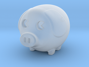 mini piggy in Clear Ultra Fine Detail Plastic