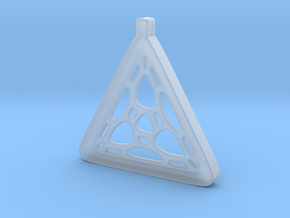 Surround ::: Triangle Pendant ::: v.01 in Clear Ultra Fine Detail Plastic