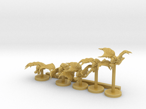 Alien Bug Bats (for 8mm scale) in Tan Fine Detail Plastic