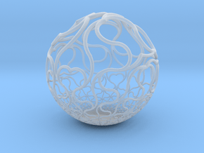 YyI Sphere B in Clear Ultra Fine Detail Plastic