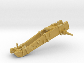 W01,1 12pdr Gun carriage in Tan Fine Detail Plastic