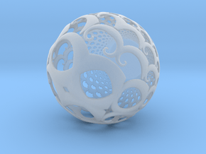 Lg Sphere in Clear Ultra Fine Detail Plastic