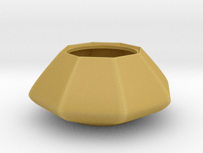 Sugar bowl - Circular to octagonal shape (only bow in Tan Fine Detail Plastic