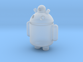 android robot in Clear Ultra Fine Detail Plastic