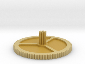 Gear for Philips FP455 turntable in Tan Fine Detail Plastic