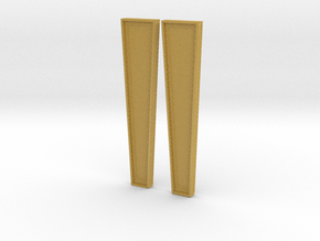 Left and Right Pier Masters for Rt 15 Bridge Wethe in Tan Fine Detail Plastic