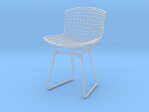 Knoll Bertoia Side Chair Frame 1:12  Scale in Clear Ultra Fine Detail Plastic