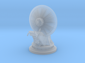 dish turret 1:44 scale in Clear Ultra Fine Detail Plastic