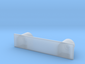 SCX10ii_body_mount_front in Clear Ultra Fine Detail Plastic