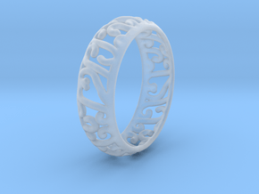 Sun Princess Ring in Clear Ultra Fine Detail Plastic