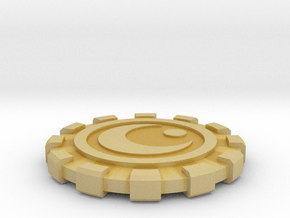 Canto Bight Casino Chip in Tan Fine Detail Plastic