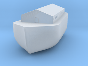 Noah's Ark in Clear Ultra Fine Detail Plastic